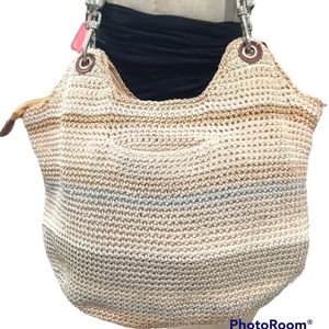 THE SAK BOHEMIAN Beach Resort Vacation Crocheted Purse / Handbag!